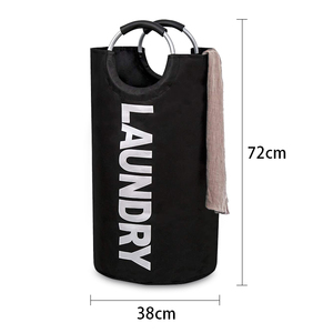 <span class=keywords><strong>Cesta</strong></span> de lavandería portátil impermeable, personalizada, con mango de metal, gran oferta, <span class=keywords><strong>2022</strong></span> - Product Image 2