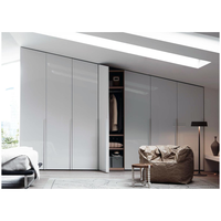 Armoire coulissante sur mesure pour la maison, utilisée dans de nombreuses couleurs, armoires de chambre à coucher, meubles blancs, armoires en bois