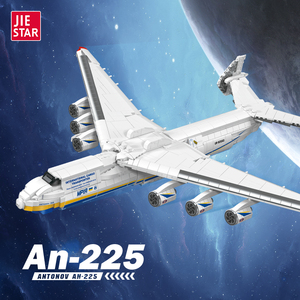Jiestar Đồ Chơi 2025 Tự Làm Hạt Nhỏ Xây Dựng Khối Bộ 1728Pcs Moc Vận Chuyển Máy Bay Mô Hình Lắp Ráp Máy Bay Gạch - Product Image 3