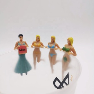 Emballage personnalisé, figurines d'hommes pour verres à <span class=keywords><strong>vin</strong></span>, breloques pour verres à boisson - 8 pièces, marqueurs de boisson réutilisables pour les faveurs de fête - Product Image 3