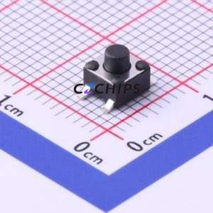 TS-1009S-AR04516 Tactile Switch SMD-4P,4.5x4.5mm Switch Single Pole Single Throw Round Button 1.6N Vertical Mount - Product Image 1