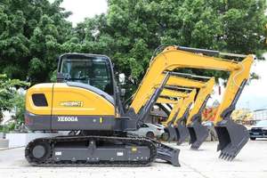 Venta caliente nuevo diseño Mini excavadora sobre orugas excavadora XE60 en venta - Product Image 3