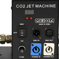 Machine à jet de CO2 100W, contrôle électronique DMX, colonne d'effets spéciaux en métal pour scène, boîte de nuit, mariage, fête