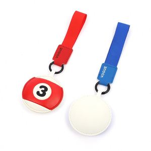 Porte-clés Coréen Mignon Personnalisable avec Logo en PU, Style Moderne et Minimaliste, Durable, pour Sac de Billard, Promotion - Product Image 2