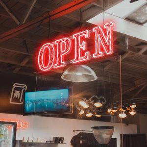 Open LED display indoor and outdoor hanging ambient light shop <b>sign</b> wall decoration light entrance indicator light luminous <b>sign</b> - Product Image 4