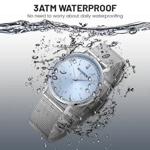 Ensemble de montres-bracelets de luxe pour femmes en or, design diamant, marque personnalisée, cuir, idée cadeau pour une belle fille, verre quartz - Product Image 4