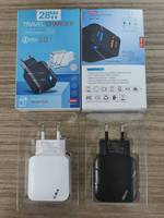Chargeur de téléphone rapide 28W QC3.0, adaptateur mural double USB, bloc de charge de voyage avec indicateur LED pour téléphones mobiles, prise EU US
