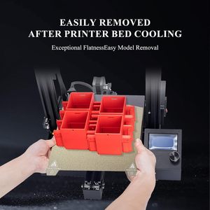 Hai mặt <span class=keywords><strong>PEI</strong></span> kết cấu <span class=keywords><strong>3D</strong></span> máy in giường 235x235mm từ nhãn dán với chất kết dính cho Ender 3 V3 ke SE Pro S1 PRO Ender 5 Pro - Product Image 4