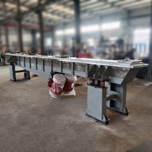 สายพานลำเลียงแบบสั่นสะเทือนเชิงเส้นมอเตอร์คู่ประสิทธิภาพสูงสแตนเลสใหม่ พร้อมกำลังการผลิต 308 ตัน/ชม. สำหรับถั่วลิสงและธัญพืช - Product Image 2