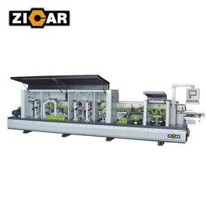 ZICAR Full functions cnc Edge Bander Woodworking Edge PVC Bander Woodworking cabinet Machines with round/profile tracking MF50F