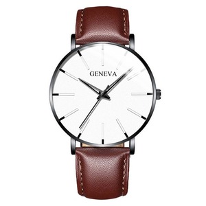 Reloj <span class=keywords><strong>de</strong></span> <span class=keywords><strong>pulsera</strong></span> <span class=keywords><strong>de</strong></span> cuarzo minimalista ultrafino para hombre, cinturón <span class=keywords><strong>de</strong></span> moda <span class=keywords><strong>de</strong></span> negocios, hebilla <span class=keywords><strong>de</strong></span> cristal, esfera <span class=keywords><strong>de</strong></span> 40mm, reloj <span class=keywords><strong>de</strong></span> cuero Masculino - Product Image 6