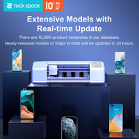 Rock Space-Protector de pantalla de teléfono inteligente, pegatina de piel trasera, cortador de película de hidrogel de Tpu, máquina de corte plóter