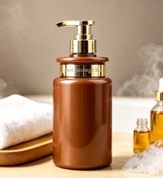 Flacon de shampoing et après-shampoing pour animaux de compagnie de luxe rechargeable de 300 ml et 500 ml avec pulvérisateur à pompe personnalisé