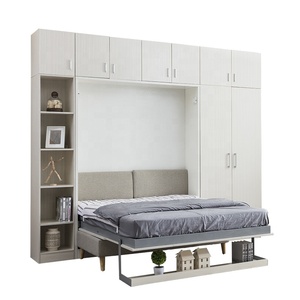 <strong>Smart</strong> Bedroom <strong>Furniture</strong> Sets Vertical Folding Murphy Wall Bed With Sofa - Product Image 3