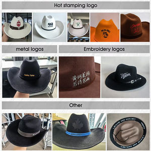 قبعة رعاة البقر الغربية بشعار مخصص بالجملة - للأعمال والرياضة في الهواء الطلق لجميع المواسم للجنسين 100% بوليستر - Product Image 6