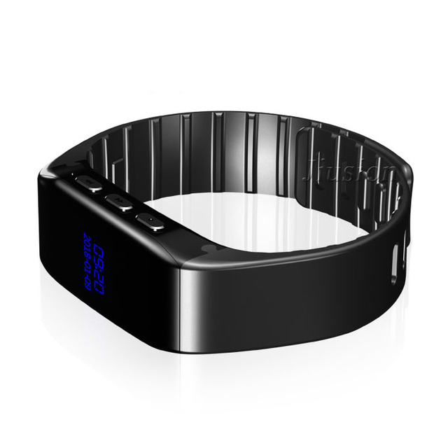8GB Wrist Watch Mini Voice Recorder , Audio Voice Activated Recording Bracelet Wearable Record MP3 Player