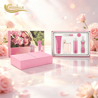 Set Hadiah Parfum Wanita Label Pribadi Logo Kustom Set Hadiah Parfum Mini Mewah OEM Grosir Kemasan Kustom