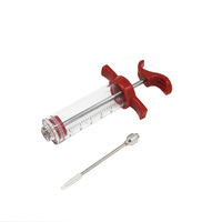Injecteur de Marinade en plastique, seringue de Steak de poulet de dinde avec injecteur de viande d'aiguille à visser
