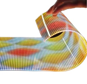 Film adhésif pour écran sur fenêtre en verre, film LED extérieur, panneau d'affichage LED flexible, Sunrise P3.75 P4 P5 P6 P8 P10 - Product Image 1