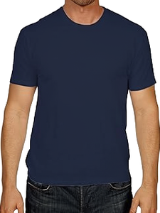 T-shirts blancs unis pour hommes, 100% coton, jersey décontracté, manches courtes, col rond, tailles S à 5XL, logo OEM personnalisé - Product Image 3