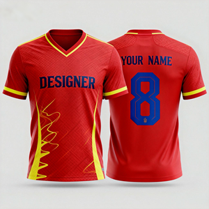 Camiseta de Fútbol Premium con Logotipo Bordado para Equipos Corporativos y Eventos Empresariales, Camisetas de Fútbol Vintage Transpirables al por Mayor - Product Image 1