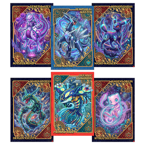 Cajas Sorpresa de Cartas Coleccionables de Anime, Figuras y Tarjetas de Juego con Temática Pokémon, Álbum Divertido con Pestañas Desprendibles, Colección Dream Paint, Venta al por Mayor - Product Image 5