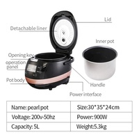Machine à Cuisiner les Perles de Tapioca Baiwin pour les Boutiques de Bubble Tea, les Cafés et les Comptoirs de Boissons