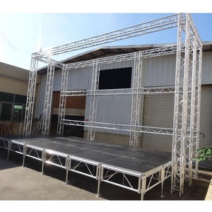 Truss de aluminio Display <span class=keywords><strong>DJ</strong></span> Event Table Aluminio Truss <span class=keywords><strong>DJ</strong></span> Pro Event Booth Table Estación DE TRABAJO plegable portátil con tablero frontal - Product Image 4