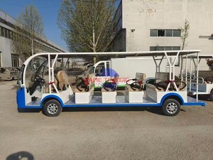Vehículo Eléctrico Personalizado de 8 Asientos y 14 Pasajeros para Turismo, Carro de Golf, Vehículo de Transporte, Tren Turístico - Product Image 6