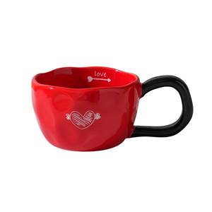 Tasses à thé rondes multicolores, tasses à café en céramique pour le bureau - Product Image 1