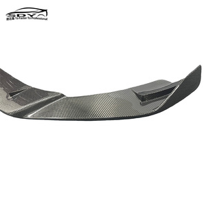 Divisor delantero de labio de parachoques delantero de fibra de carbono de alta calidad Ghibli para Maserati Ghibli 2018-2023 - Product Image 4