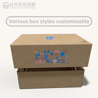 Boîte en carton ondulé robuste sur mesure, recyclable, pour la protection des expéditions, emballage extérieur industriel, emballage en carton ondulé sur mesure
