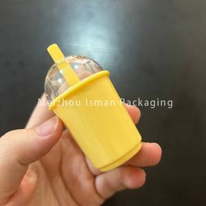 <span class=keywords><strong>Baume</strong></span> à lèvres en forme de <span class=keywords><strong>boisson</strong></span> glacée, design fruité, avec logo personnalisé ISMAN, pour enfants, 8g - Product Image 3