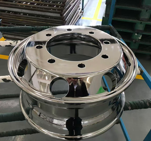 Ruote di Ricambio OEM per <span class=keywords><strong>Camion</strong></span> e Rimorchi Howo Nuove, <span class=keywords><strong>in</strong></span> <span class=keywords><strong>Lega</strong></span> di Alluminio Zincato, 8/10 Fori, 17*6*120 17.5 <span class=keywords><strong>22.5</strong></span> 24 - Product Image 4