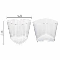 Gobelets à dessert jetables, gobelets à pudding et mousse, gobelets à dessert transparents en plastique de qualité alimentaire