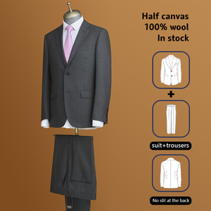 615 100% עסק חדש גברים אפור חצי בד קנבס מזוודות גברים אפור בד - Product Image 1