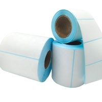 Étiquettes adhésives thermiques en papier vierge, étiquettes d'expédition pour emballage, rouleau d'autocollants imperméables, sensibles à la chaleur, 148 g/m², 40x30 mm, code-barres