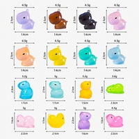 Figurines de Capybara Miniatures en Résine Phosphorescentes en Gros, Couleurs Assorties pour Micro-Paysages, Jardins Féeriques, Décoration de Bureau, Projets DIY