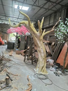 Tronco d'Albero Artificiale Artigianale, Effetto Legno Secco, per Interni ed Esterni, Giardino, Paesaggistica, Centri Commerciali, Matrimoni, Decorazioni per la Casa - Product Image 6