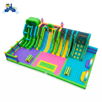 Parc à thème gonflable géant commercial personnalisé en PVC LILYTOYS