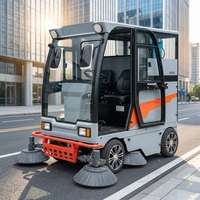 Nouvelle polisseuse électrique autoportée D-1400 pour le nettoyage commercial des sols, idéale pour entrepôts et parkings, batterie 48V 150Ah