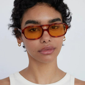 <span class=keywords><strong>Lunettes</strong></span> <span class=keywords><strong>de</strong></span> <span class=keywords><strong>soleil</strong></span> pour femmes, monture carrée à double pont, petite monture, monture intégrale, UV400, style européen et américain, nouvelle collection 2026, polyvalentes, <span class=keywords><strong>tendance</strong></span>, rétro - Product Image 2