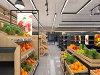 Système de rayonnage gondole métallique double face sur mesure, robuste, avec plan de conception 2D/3D gratuit pour supermarchés et magasins de détail