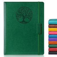 Carnet de notes et agenda personnalisable A5 en cuir rigide avec reliure cousue, ligné, pour voyages, affaires, travail, école