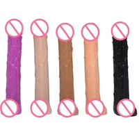 Nuevo Modelo de Dildo Realista para Adultos, Tapón Anal Grande, Silicona Líquida Suave, Dildos con Correa de PVC para Parejas, Productos para el Clímax y la Masturbación
