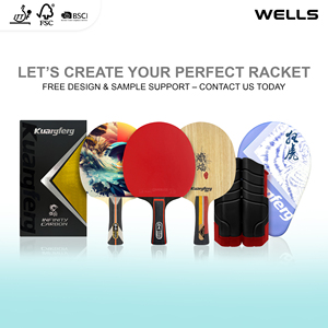 ไม้ปิงปองกลางแจ้งปรับแต่งได้ไม้ตีปิงปองทนทานพร้อมฐานคาร์บอนไฟเบอร์ - Product Image 4