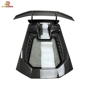 อัพเกรดเป็นฝากระโปรงท้ายคาร์บอนไฟเบอร์แบบแห้งสไตล์ Performante พร้อมปีกสปอยเลอร์หลังสำหรับรถยนต์แลมโบ ฮูราแคน LP580 LP610 ปี 2014-2018 - Product Image 1