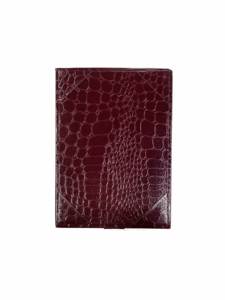 Soporte de Menú Personalizado de Piel Sintética de Cocodrilo con 2 Vistas, Tipo Tenda de Mesa, para Restaurantes y Cafeterías - Product Image 5