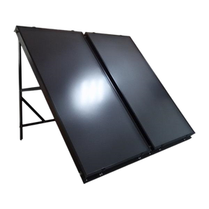 Chauffe-eau solaire pressurisé à panneaux plats pour l'extérieur, à branchement direct, avec options de raccordement, idéal pour les hôtels - Vente chaude - Product Image 3