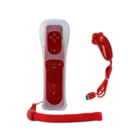 Manette 2 en 1 intégrée Motion Plus pour Nintendo Wii avec Nunchuck pour télécommande Wii